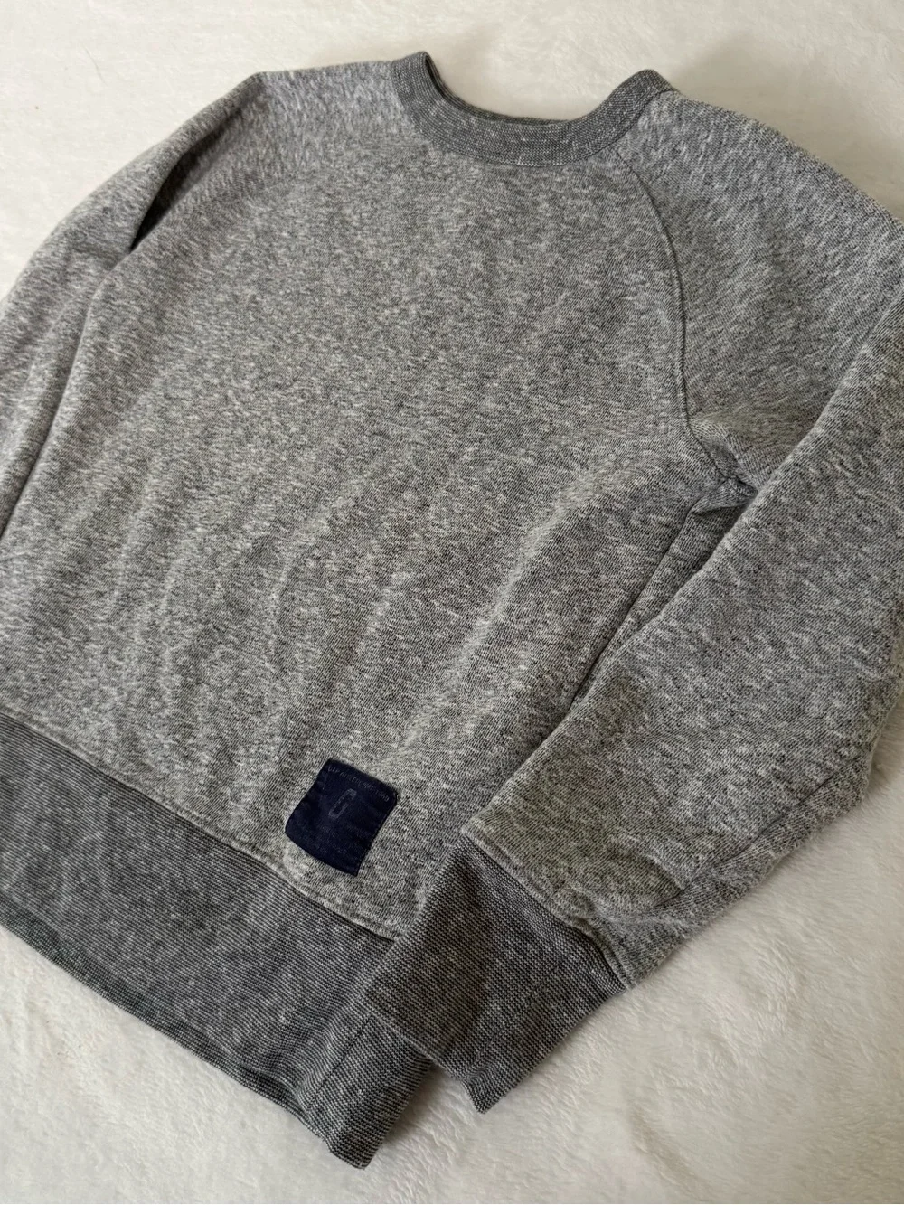 Gap Kids Lived-In Sweatshirt Boys S Gray Athletic Dept 1969 Discontinued
